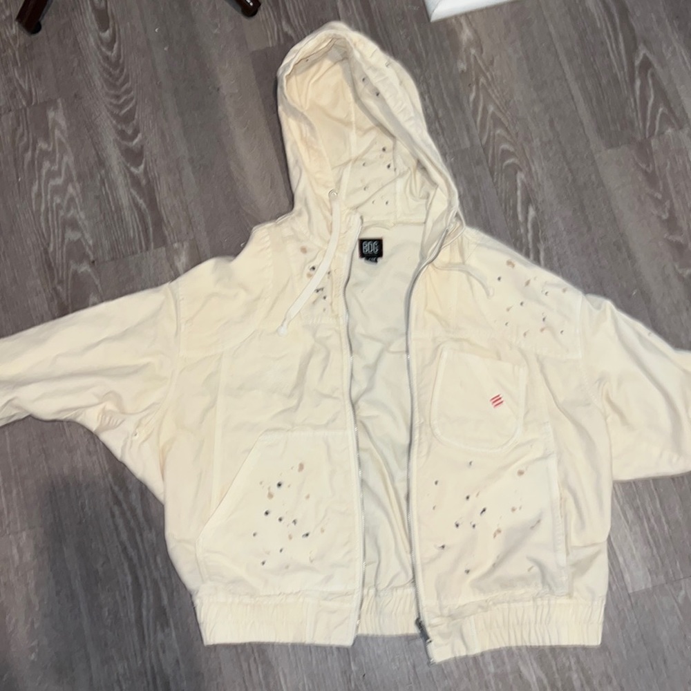 BDG Pant Splatter Lightweight Zip-Up Jacket